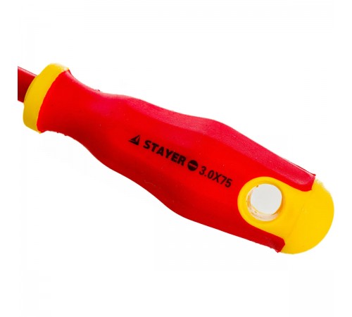 25141-03-07_z01 Отвертка STAYER PROFIL ELECTRO диэлектрическая до 1000В, SL3,0 x 75 мм