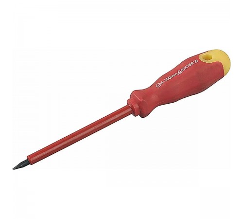 25141-04-10_z01 Отвертка STAYER PROFIL ELECTRO диэлектрическая до 1000В, SL4,0 x 100 мм