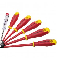 Набор отверток диэлектрических STAYER PROFI ELECTRO 100-250В 6шт 25145-Н6_z01
