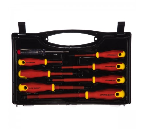 Набор отверток диэлектрических STAYER PROFI ELECTRO 100-250В 8шт 25145-Н8_z01