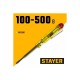 2571-14_z01 Пробник электрический STAYER STANDART TOPElectro 100-500В, 140мм