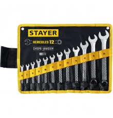 Набор гаечных ключей STAYER HERCULES 6-22мм 12шт 27081-H12_z01