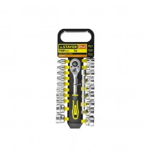 STAYER  RSS 21M, 21 предм., (3/8"), набор торцовых головок (27752-H21)
