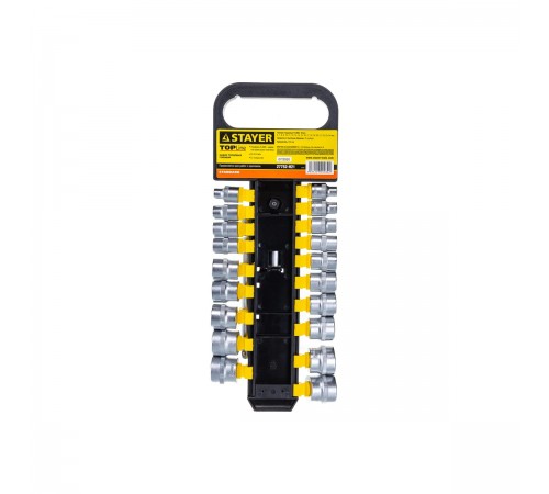STAYER  RSS 21M, 21 предм., (3/8"), набор торцовых головок (27752-H21)