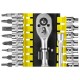 STAYER  RSS 28S, 28 предм., (1/4"), набор торцовых головок и бит-головок (27754-H28)