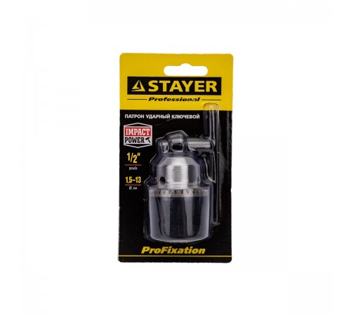29055-13-1/2 Патрон ударный ключевой STAYER PROFESSIONAL 13мм, 1/2