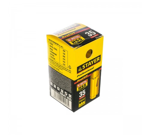 29547-035 Коронка STAYER PROFESSIONAL Би-металлическая, 35мм