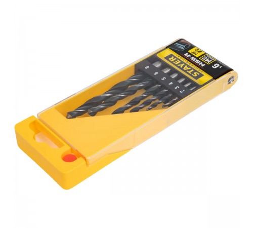 Набор сверл по металлу STAYER Professional HSS-R 6шт. 2-8мм 29602-H6_z01
