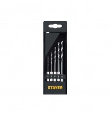 Набор сверл по металлу STAYER IMPACT READY HEX-1/4" 5шт 29603-Н5