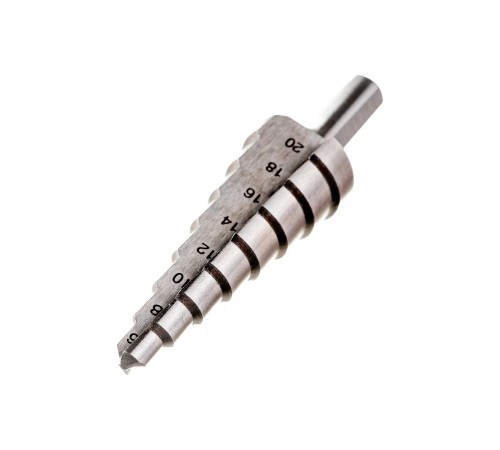 29660-6-20-8 Сверло ступенчатое STAYER 8 ступеней 6-20мм. сталь HSS