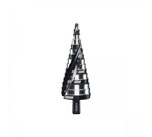 STAYER Pro-Max 4-32 мм, 15 ступеней, винтовая спираль, сверло ступенчатое (29661-4-32-15)