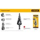 STAYER Pro-Max 6-30 мм, 13 ступеней, винтовая спираль, сверло ступенчатое (29661-6-30-13)