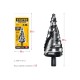STAYER Pro-Max 6-38 мм, 12 ступеней, винтовая спираль, сверло ступенчатое (29661-6-38-12)