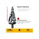 STAYER Pro-Max 6-38 мм, 12 ступеней, винтовая спираль, сверло ступенчатое (29661-6-38-12)