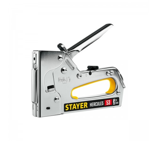 STAYER  HERCULES-53, тип 53 (A/10/JT21) 23GA (6 - 14 мм)/13/300, стальной рессорный степлер, Professional (31519)