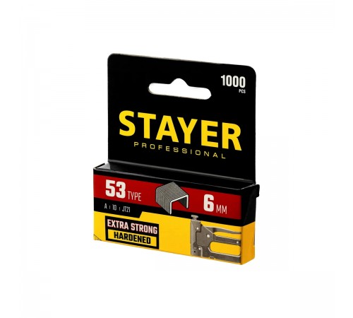 3159-06_z02 Скобы для степлера STAYER, тип 53, 6 мм (1000 шт)