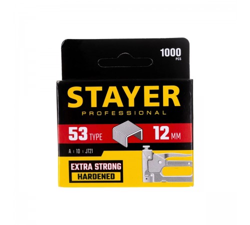 3159-12_z02 Скобы для степлера STAYER, тип 53, 12 мм (1000 шт)