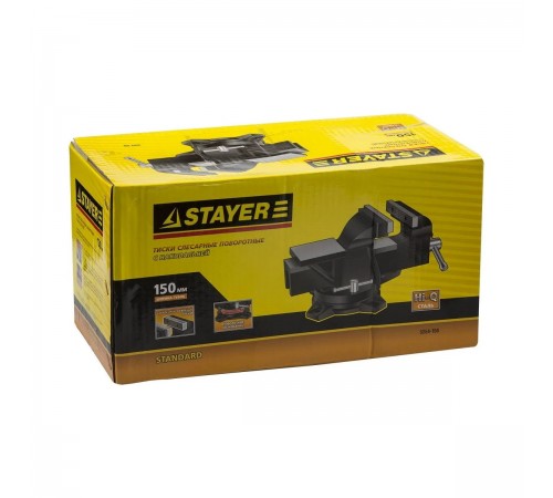 Тиски слесарные STAYER 150мм 3254-150