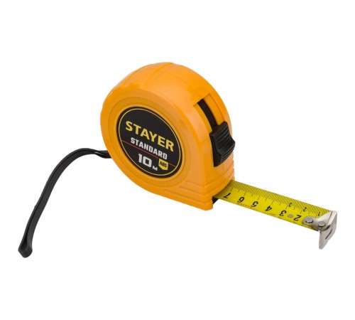 34014-10-25 Рулетка STAYER MaxTape 10м/25мм в ударопрочном корпусе