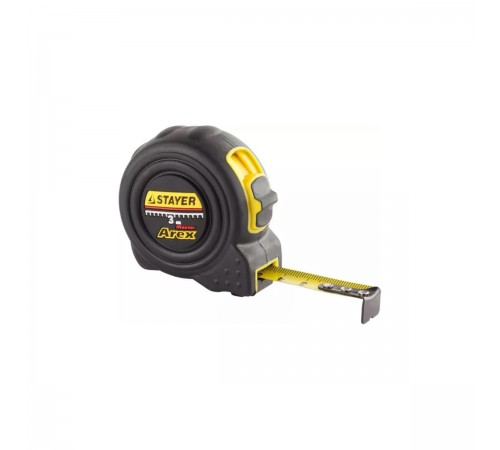 3410-03_z01 Рулетка STAYER AREX 3м/16мм в ударостойком корпусе с двумя фиксаторами