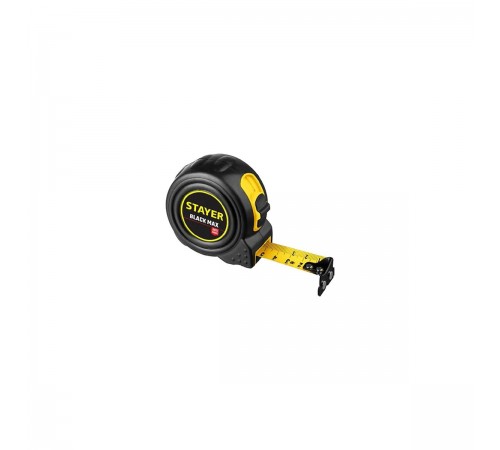 Рулетка STAYER BlackMax 8мx25мм Professional с двумя фиксаторами 3410-08_z02