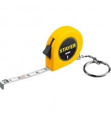 STAYER 1 м х 6 мм, рулетка-брелок 34140-1_z02