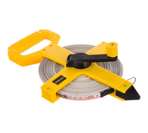 Мерная лента STAYER GeoMax, геодезическая фиберглассовая 50м 3418-50