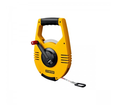 Мерная лента  STAYER RACER 100м, геодезическая, стальная 34186-100