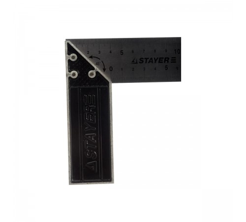 3431-30_z01 Угольник STAYER PROFI столярный, гравированная шкала, полотно 37мм, 300мм