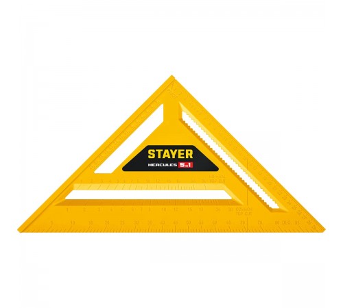34522-30 Угольник STAYER 305мм, 5-в-1, универсальный, кровельный, пластиковый