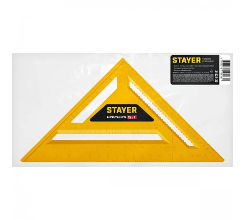 34522-30 Угольник STAYER 305мм, 5-в-1, универсальный, кровельный, пластиковый