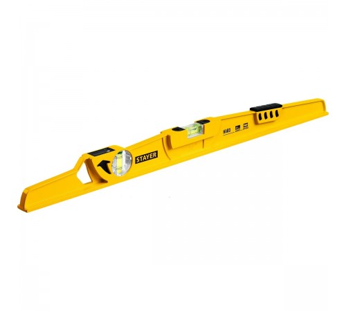Уровень STAYER HARD Professional литой, с зеркальным глазком 600мм 3483-060