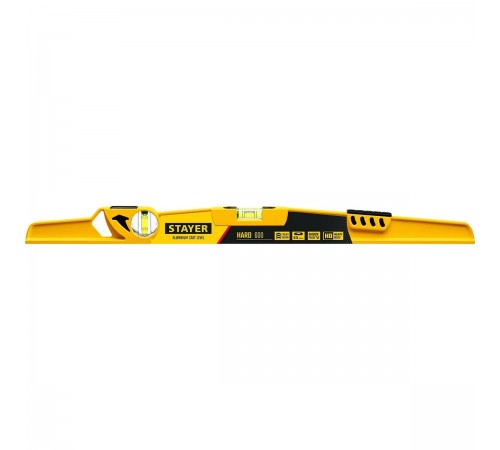 Уровень STAYER HARD Professional литой, с зеркальным глазком 600мм 3483-060