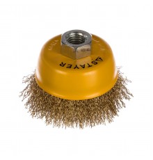 35125-075_z01 Щетка чашечная для УШМ STAYER PROFESSIONAL, витая стальная проволока 0,3мм, 75ммхМ14
