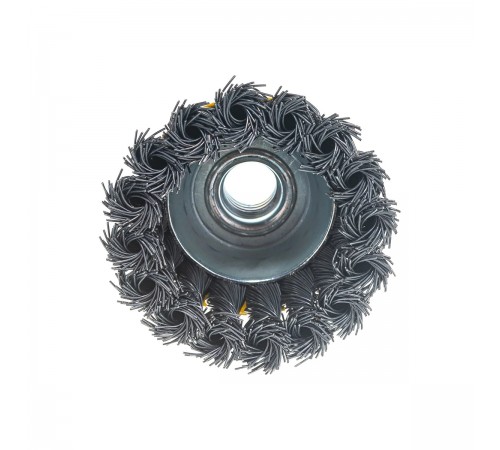 35128-065_ z01 Щетка чашечная для УШМ STAYER PROFESSIONAL, жгут. стальная проволока 0,5мм, 65ммхМ14