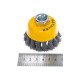 35128-065_ z01 Щетка чашечная для УШМ STAYER PROFESSIONAL, жгут. стальная проволока 0,5мм, 65ммхМ14