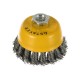 35128-080_ z01 Щетка чашечная для УШМ STAYER PROFESSIONAL, жгут. стальная проволока 0,5мм, 80ммхМ14