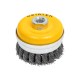 35137-080 Щетка чашечная усиленная для УШМ STAYER PROFESSIONAL, стальная проволока 0,5мм, 80ммхМ14