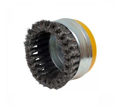 35137-100 Щетка чашечная усиленная для УШМ STAYER PROFESSIONAL, стальная проволока 0,5мм, 100ммхМ14