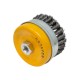 35137-100 Щетка чашечная усиленная для УШМ STAYER PROFESSIONAL, стальная проволока 0,5мм, 100ммхМ14