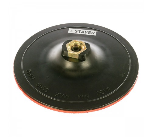 35742-150 Тарелка опорная STAYER MASTER пластиковая для УШМ, d=150мм, M14