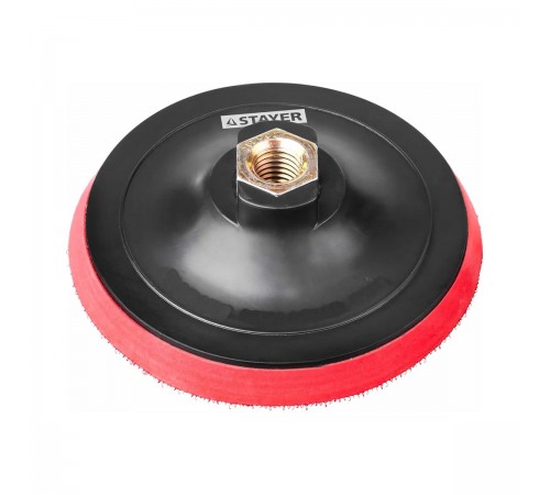 35744-125 Тарелка опорная STAYER MASTER пластиковая для УШМ, d=125мм, M14