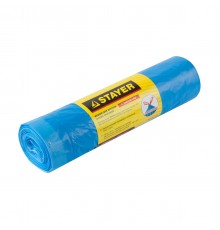 39155-120 Мешки для мусора STAYER 120л,синие,особопрочные,с завязками