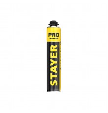 41135 Пена монтажная STAYER PRO, пистолетная всесезонная, 750 мл
