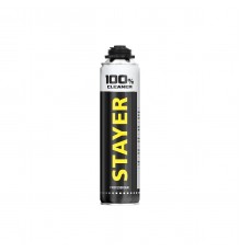 STAYER  100% Cleaner, 500 мл, очиститель монтажной пены, Professional (41139)