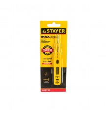 45290 Тестер напряжения STAYER MASTER MAXElectro цифровой со световым индикатором 12-220В, 125мм