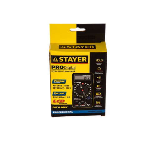 Мультиметр STAYER PROFESSIONAL  PRO-Digital 45310