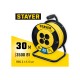 STAYER  S-215 ПВС 2х1.5 30м 3500Вт,  Силовой удлинитель на катушке (55072-30)