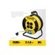 55072-50 Удлинитель силовой на катушке STAYER S-215 ПВС 2х1.5 50м 3500Вт