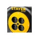 55073-50 Удлинитель на катушке STAYER MS 207, 2200Вт, ПВС 2х0,75 мм2, 4 гнезда, 50м